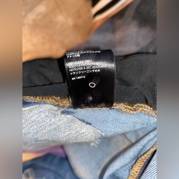 COPY - Brand new W tags Rare ladies AMIRI mx1 medium indigo ankle zipper leathe… - Picture 10 of 17